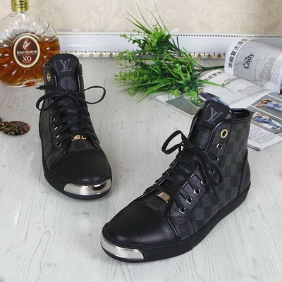 LV High-Top Fashion Men Shoes--062